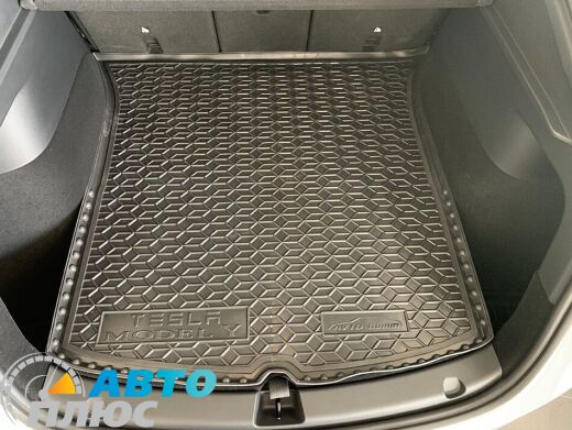 Автомобильный коврик в багажник Tesla Model Y 2020- (AVTO-Gumm)
