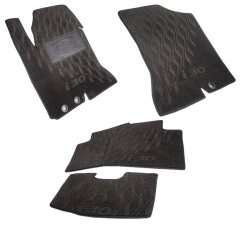 Композитні килимки в салон Hyundai i30 2007-2012 (V) чорні AVTO-Tex