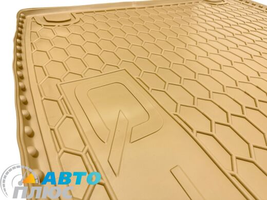 Автомобильный коврик в багажник Audi Q7 2005- бежевый (AVTO-Gumm)