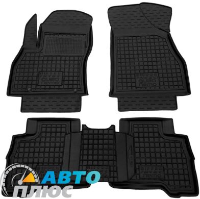 Автомобільні килимки в салон Fiat Qubo/Fiorino 08-/Citroen Nemo 07-/Peugeot Bipper 08- (Avto-Gumm)