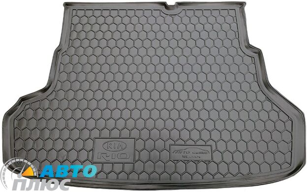 Автомобильный коврик в багажник Kia Rio 2011- Sedan (Avto-Gumm)