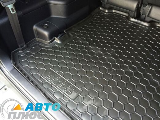 Автомобильный коврик в багажник Mitsubishi Pajero Wagon 3/4 99-/07- (Avto-Gumm)