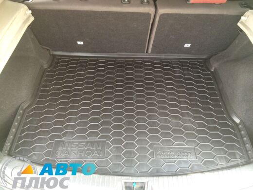 Автомобильный коврик в багажник Nissan Qashqai 2007-2010 (Avto-Gumm)
