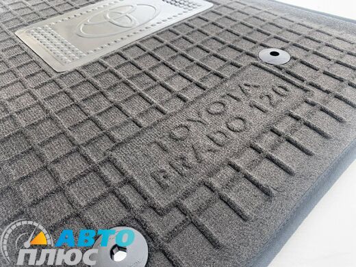 Гибридные коврики в салон Toyota Land Cruiser Prado 120 2002-2009 (Avto-Gumm)