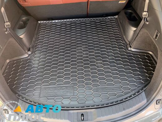 Автомобильный коврик в багажник Mazda CX-9 2018- (Avto-Gumm)