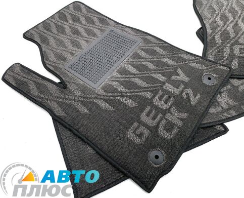 Композитные коврики в салон Geely CK/CK-2 2005- (V) серые AVTO-Tex