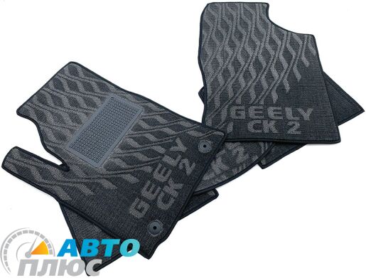 Композитные коврики в салон Geely CK/CK-2 2005- (V) серые AVTO-Tex
