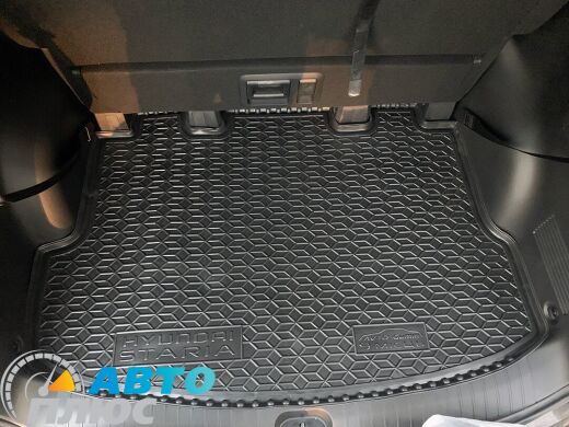 Автомобильный коврик в багажник Hyundai Staria 2021- 9 мест (AVTO-Gumm)