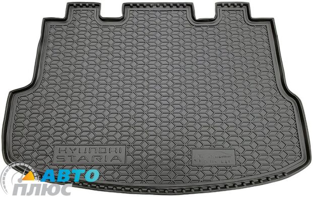 Автомобильный коврик в багажник Hyundai Staria 2021- 9 мест (AVTO-Gumm)