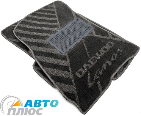 Композитні килимки в салон Daewoo Lanos 1996- (X) сірі AVTO-Tex