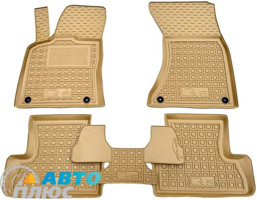 Автомобильные коврики в салон Audi Q5 2009- бежевые (AVTO-Gumm)