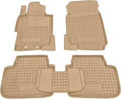 Автомобильные коврики в салон Honda Accord 2003-2007 бежевые (AVTO-Gumm)