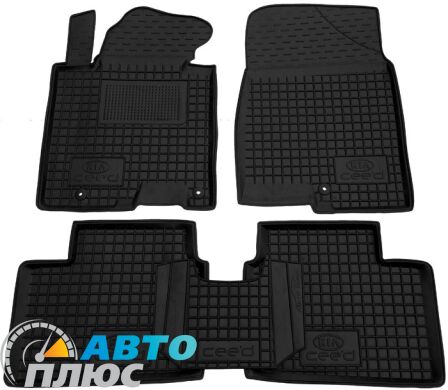 Автомобильные коврики в салон Kia Ceed (JD) 2012- (Avto-Gumm)