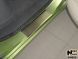 Накладки на пороги Renault Scenic/Grand 2 2002- (Premium)