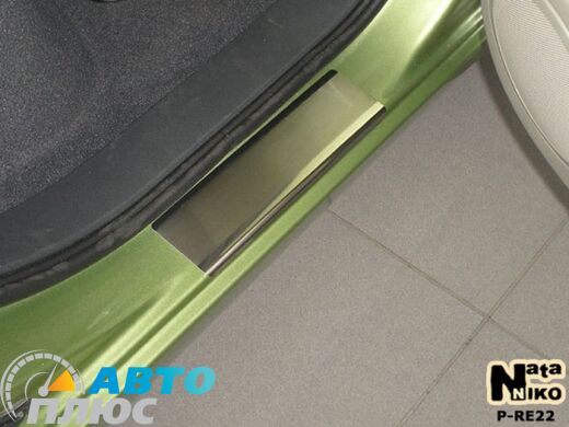 Накладки на пороги Renault Scenic/Grand 2 2002- (Premium)