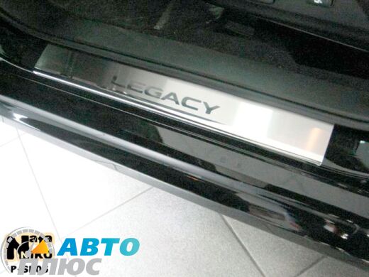 Накладки на пороги Subaru Legacy 2010- (Premium)