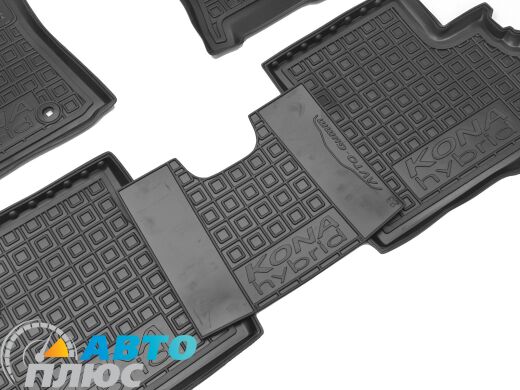 Автомобільні килимки в салон Hyundai Kona 2023- hybrid (AVTO-Gumm)