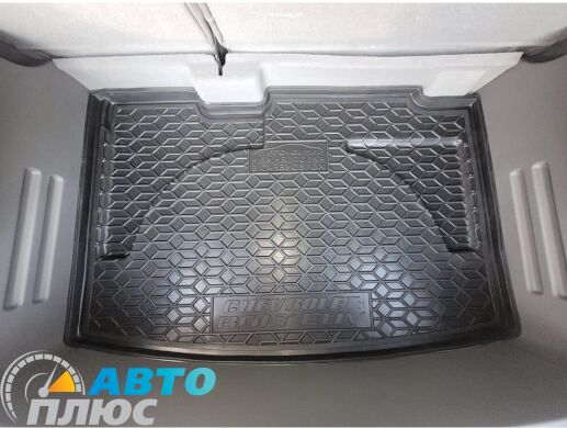 Автомобильный коврик в багажник Chevrolet Bolt EUV 2022- нижняя полка с саб. (AVTO-Gumm)