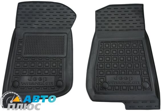 Передние коврики в автомобиль Jeep Wrangler 2018- 2/4 двери (Avto-Gumm)