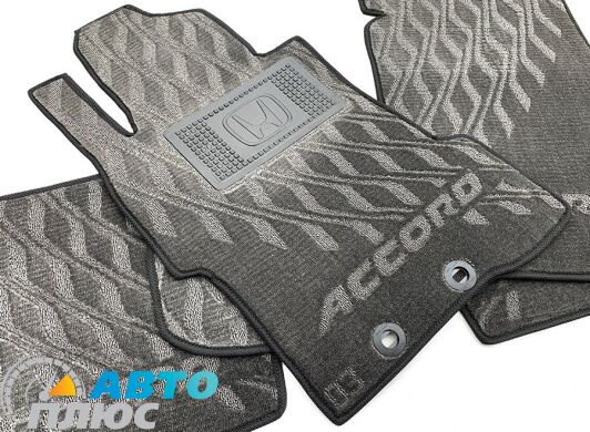 Композитные коврики в салон Honda Accord 2003-2007 (V) серые AVTO-Tex