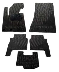 Композитні килимки в салон Hyundai Santa Fe 2010-2012 (V) чорні AVTO-Tex