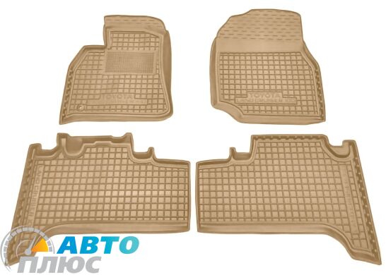 Автомобильные коврики в салон Toyota Land Cruiser 100 1998- бежевые (AVTO-Gumm)