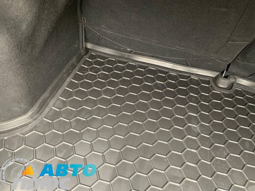 Автомобильный коврик в багажник Kia Rio 2005-2011 Sedan (Avto-Gumm)