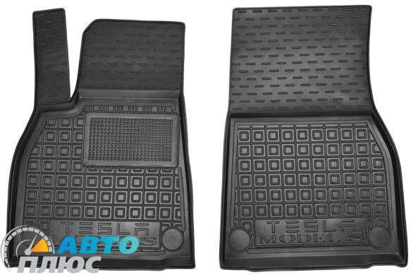 Передние коврики в автомобиль Tesla Model S 2021- (AVTO-Gumm)