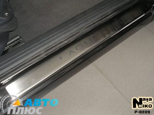 Накладки на пороги Renault Laguna 2007- (Premium)