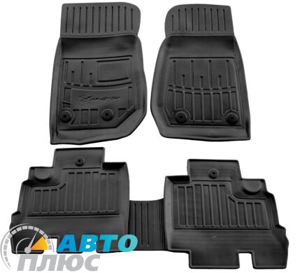3D Коврики в салон автомобиля Jeep Wrangler 2007-2018 5 дверей (Stingray)