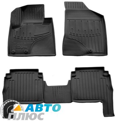 3D Коврики в салон автомобиля Hyundai Santa Fe 2010-2012 (Stingray)