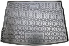 Автомобильный коврик в багажник Volkswagen Golf 5 03-/6 09- (hatchback) верхняя полка (Avto-Gumm)
