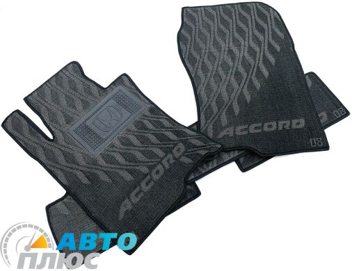 Композитные коврики в салон Honda Accord 2008-2013 (V) серые AVTO-Tex