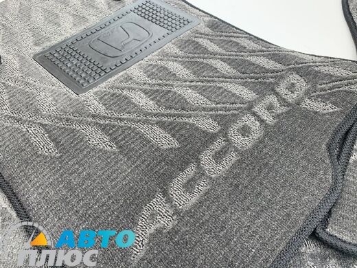 Композитные коврики в салон Honda Accord 2008-2013 (V) серые AVTO-Tex