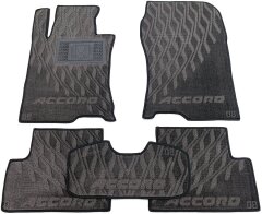 Композитные коврики в салон Honda Accord 2008-2013 (V) серые AVTO-Tex