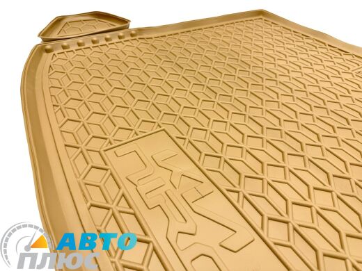 Автомобильный коврик в багажник Kia Niro 2022- EV верхняя полка бежевый (AVTO-Gumm)