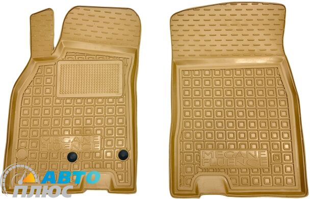 Автомобильные коврики в салон Renault Fluence 09-/Megane 3 Universal 09- бежевые (AVTO-Gumm)