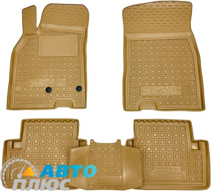 Автомобильные коврики в салон Renault Fluence 09-/Megane 3 Universal 09- бежевые (AVTO-Gumm)