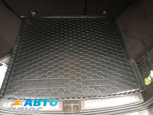 Автомобильный коврик в багажник Mercedes ML (W166) 2011-/GLE 2014- (Avto-Gumm)