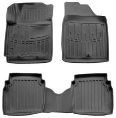 3D Коврики в салон автомобиля Hyundai i10 2007- (Stingray)