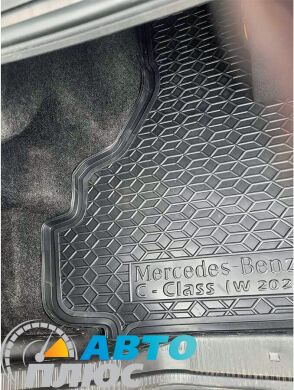 Автомобильный коврик в багажник Mercedes C (W202) 1993-2000 Sedan (AVTO-Gumm)