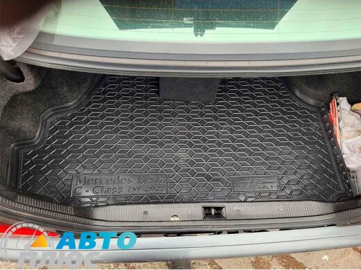 Автомобильный коврик в багажник Mercedes C (W202) 1993-2000 Sedan (AVTO-Gumm)