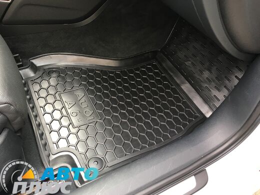 Передние коврики в автомобиль Audi A6 (C7) 2014- (Avto-Gumm)