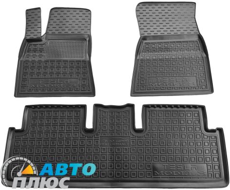 Автомобильные коврики в салон Tesla Model 3 2023- (AVTO-Gumm)
