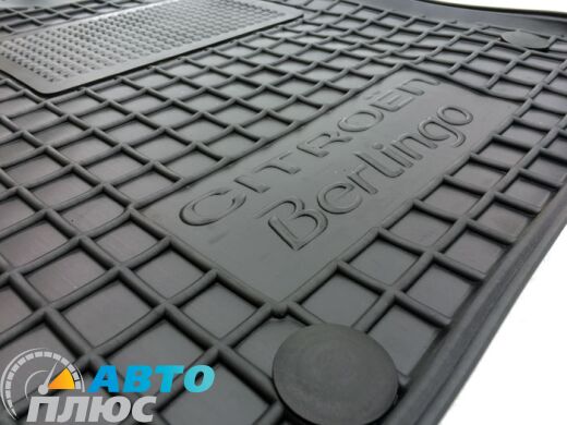 Водительский коврик в салон Citroen Berlingo 08-/Peugeot Partner 08- (Avto-Gumm)