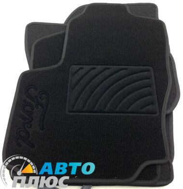 Ворсовые коврики в салон Ford Mondeo 2007-2015 черные Milan