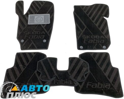 Композитные коврики в салон Skoda Fabia 2 2007-2015 (X) AVTO-Tex