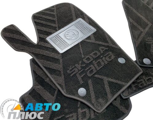 Композитные коврики в салон Skoda Fabia 2 2007-2015 (X) AVTO-Tex