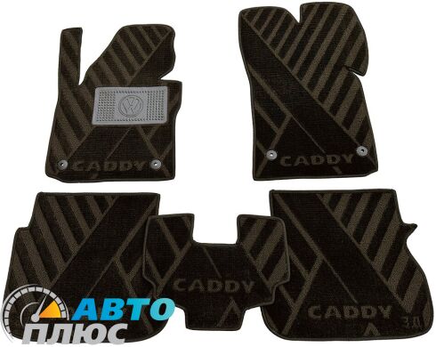 Композитные коврики в салон Volkswagen Caddy 2004- (3 двери) (X) AVTO-Tex
