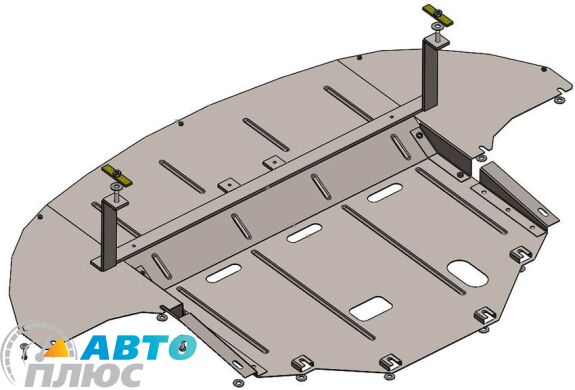 Металлическая защита двигателя Kia Optima 2016- (Кolchuga) Standart